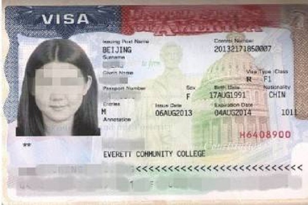 美国签证预约卡